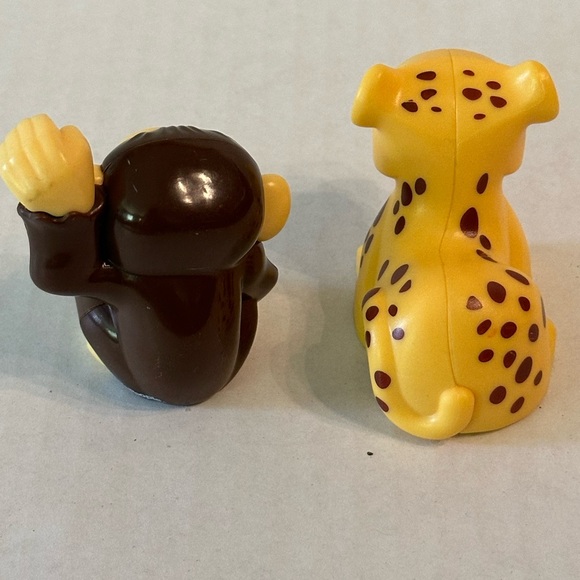 Fisher Price Little People Wild Safari Zoo Monkey and Cheetah 2017 - Picture 2 of 2